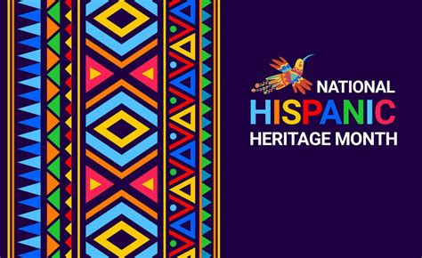 National hispanic heritage month decorative banner 27383397 Vector Art ...