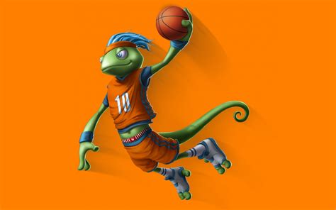 HD Wallpaper: Basketball Lizard in Action!