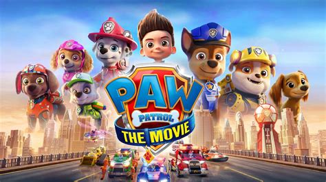 Download Paw Patrol The Movie Poster | Wallpapers.com