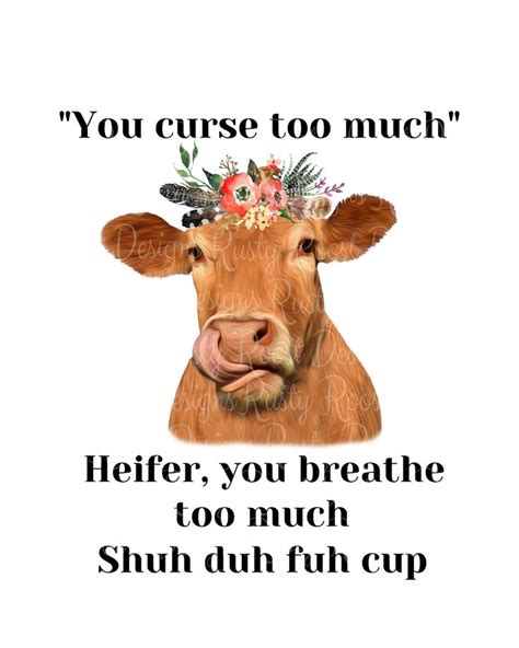 Cow Sublimation Designs Downloads, Cow With Flowers, Sublimation ...