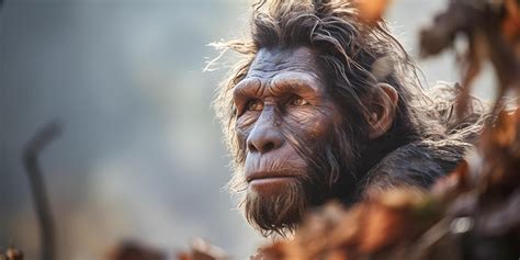 Premium Photo | Uncovering Prehistoric Mysteries Australopithecus Investigates its Ancient ...