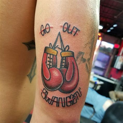 Traditional boxing gloves tattoo | Boxing gloves tattoo, Tattoos, Boxing tattoos