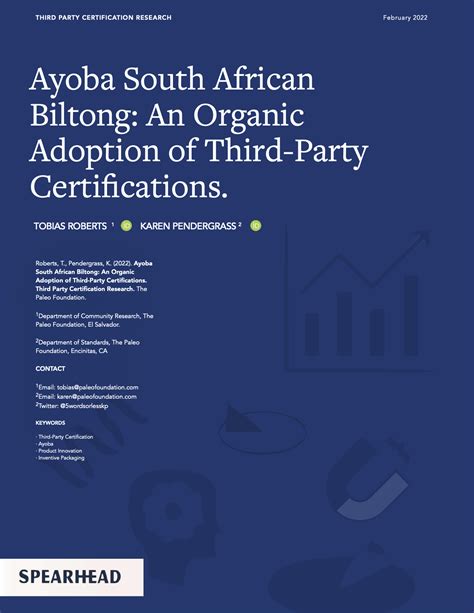 Ayoba South African Biltong: A Third-Party Certification Case Study