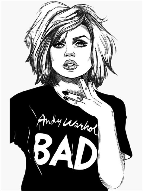 "Blondie Band fan art and merch" Sticker by groovervgunter | Redbubble