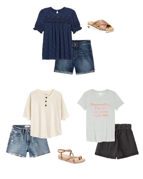 Casual Outfit Ideas for Staying At Home – Shorts and Tees – Style by ...