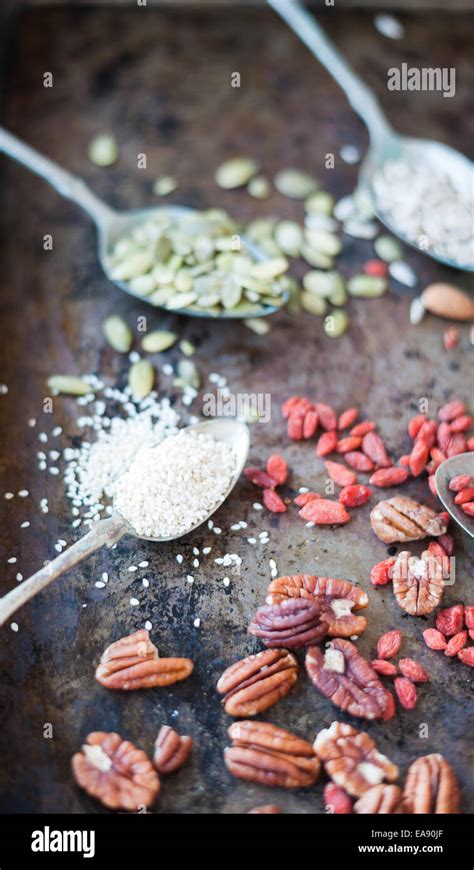 Nuts and seeds Stock Photo - Alamy