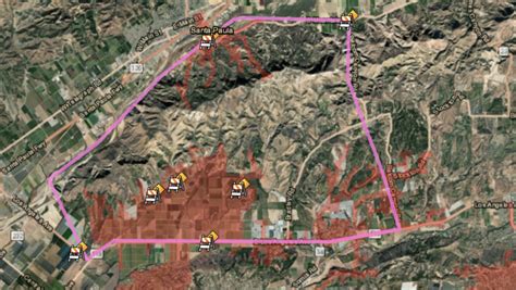 Santa Paula Fire Map - Metro Map