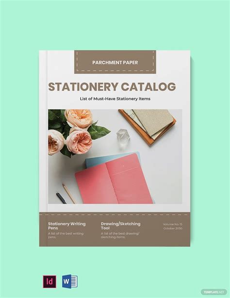 Sample Stationery Catalog Template in InDesign, Word, PDF - Download ...