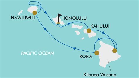 Hawaii Cruise Map