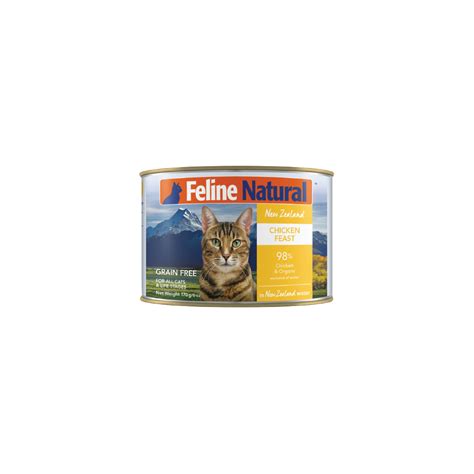 Chicken Feast Canned Cat Food – Feline Natural USA