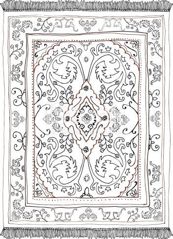 Hand Drawn Persian style carpet. | Persian carpet, Persian art painting, Carpet design