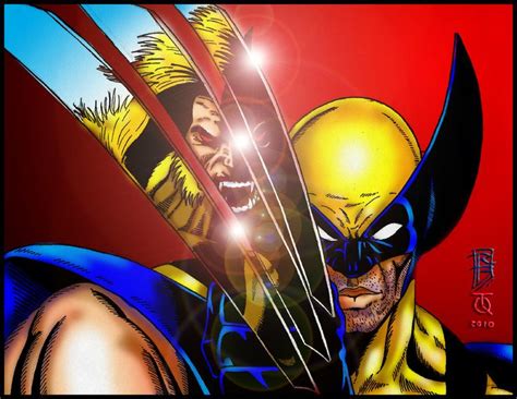 #Wolverine #Fan #Art. ( Wolverine versus the sabertooth ) By: Rbel1031 ...