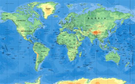 World map Wallpaper 4K, Atlas, Geographic