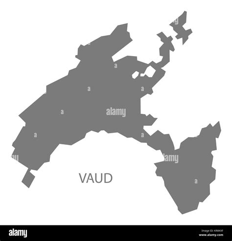 Map vaud switzerland Cut Out Stock Images & Pictures - Alamy