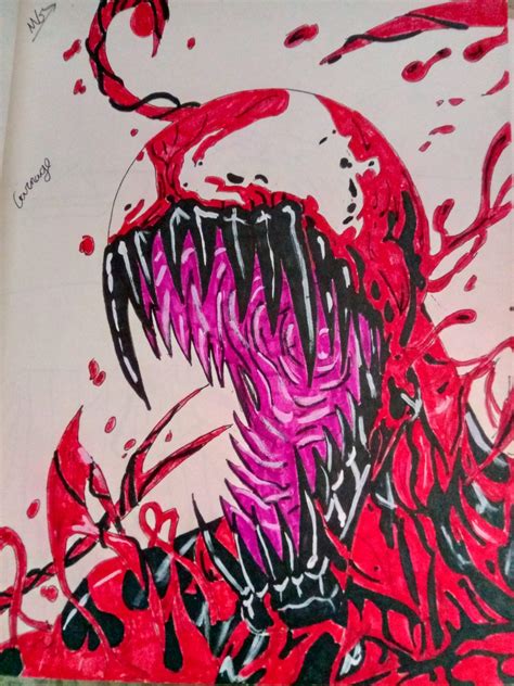 Carnage! Drawing. | Marvel Cinematic Universe Amino