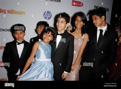 Slumdog Millionaire cast members during the Fox Searchlight's official Oscar After Party for ...