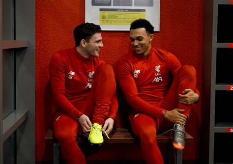 Andy Robertson explains how he and Liverpool teammate Trent Alexander-Arnold get the best out of ...