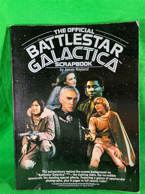 The Official BATTLESTAR GALACTICA SCRAPBOOK 1978 Neyland Vintage ...