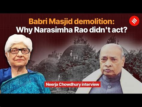 Babri masjid demolition why narasimha rao didnt act-The Indian Express