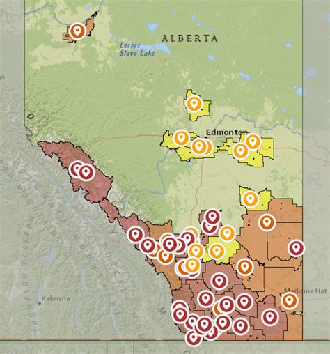 Alberta Wildfires Map 2024 - Wilie Julianna
