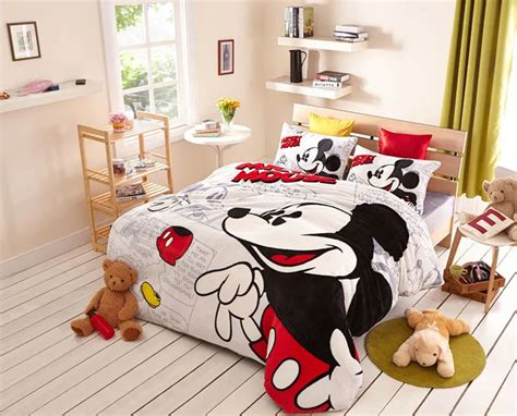 Mickey and Minnie Mouse Bedding sets Comforter Sets FUll/Queen Size ...