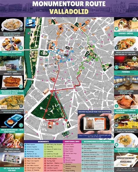 Valladolid hotels and sightseeings map | Valladolid, Sightseeing, Map