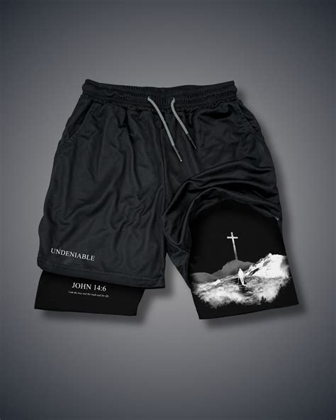 John 14:6 Cross Performance Shorts – Undeniable