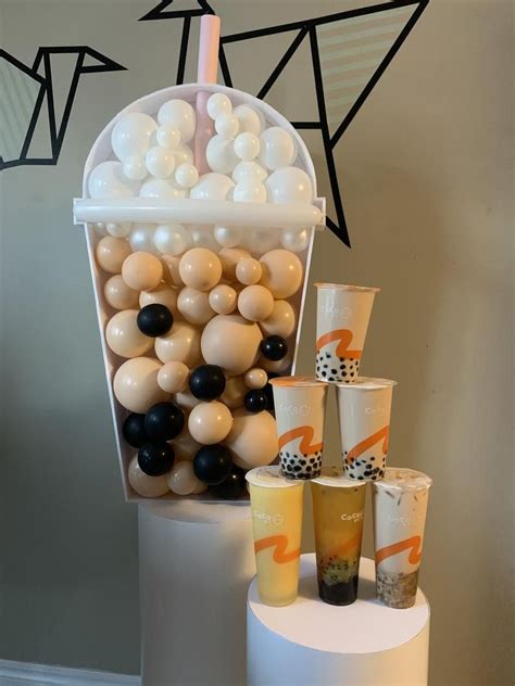 Starbucks Birthday Party, Tea Party Birthday, Diy Tea Party, Balloon Diy, Balloon Decorations ...