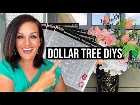 Grab These Tiles From DOLLAR TREE to Make the Best DIY Decor! - YouTube Ceiling Tiles Crafts ...