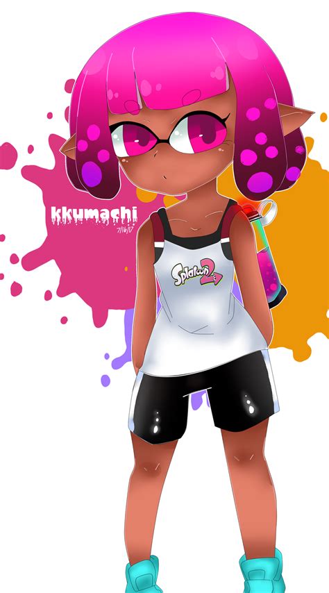 Inkling Girl (splatoon 2) by Kkumachi on DeviantArt