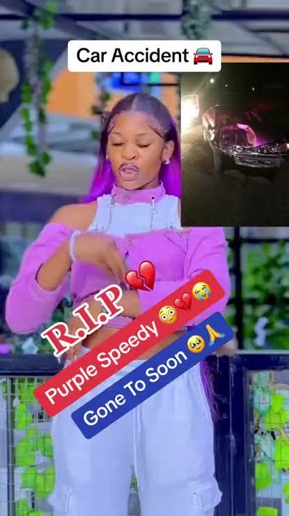 Breaking new🚨🚨🚨: purple speedy involved in an accident - AllSportsVilla