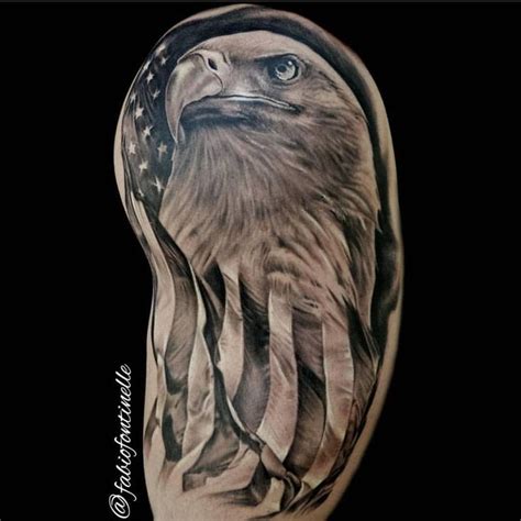 Tattoo Trends - Awesome American Flag and Eagle Tattoo Design for Men... - TattooViral.com ...