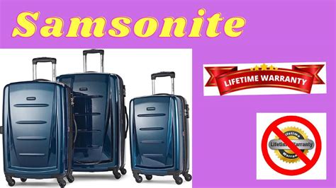 does samsonite luggage have a lifetime warranty | FineBackPack