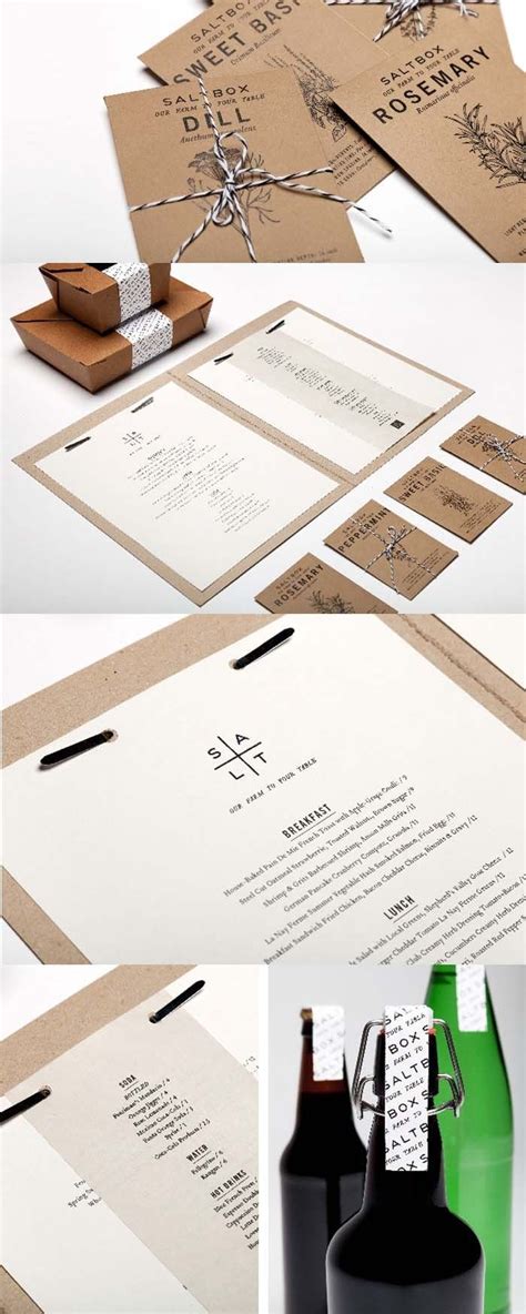 Salt Box | Restaurant branding design, Restaurant branding, Menu restaurant