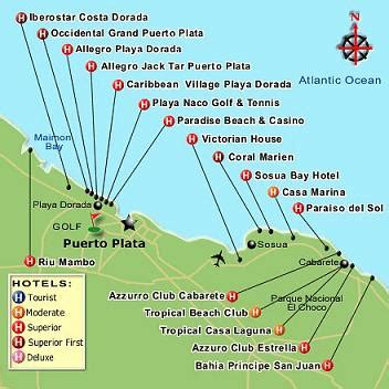 Dominican Republic Map, Punta Cana Map and several other cities in DR