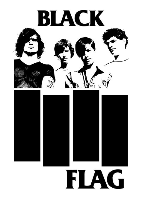 Black Flag Band Wallpaper