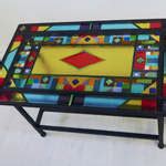 Beautiful Fused Glass Coffee tables