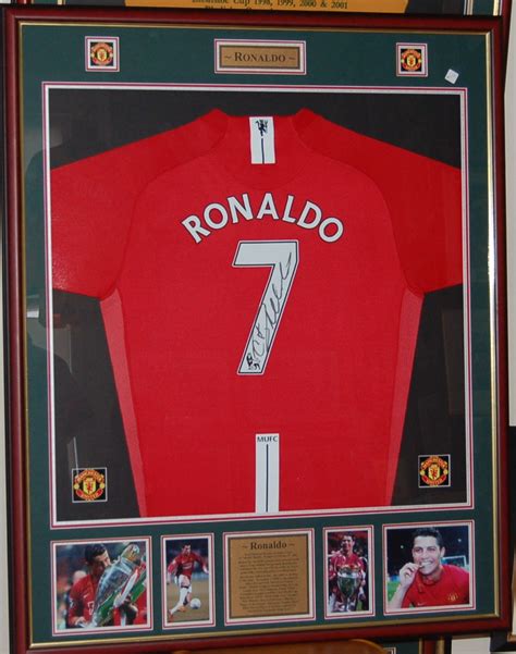 Cristiano Ronaldo signed and framed Man Utd shirt - Pro Sports Memorabilia