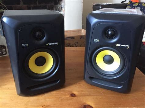 2 KRK Studio Quality Active Speakers for sale, practically new & in ...