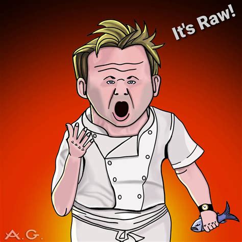 Gordon Ramsay - Fan Art by andygomez3dart on DeviantArt