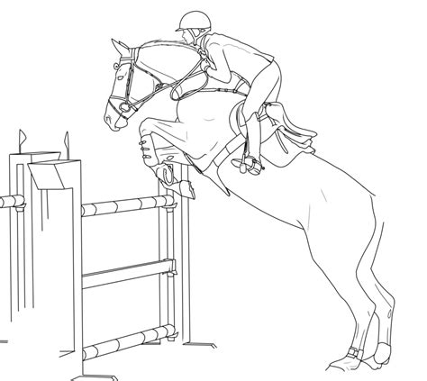 Jumping Horse Drawing at GetDrawings | Free download