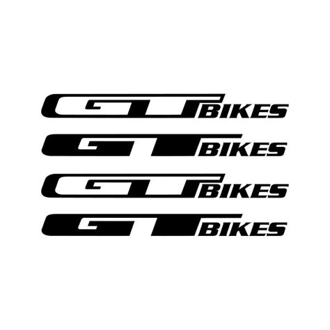 Simple color vinyl Gt Bikes Mountain Bike Logo | Stickers Factory