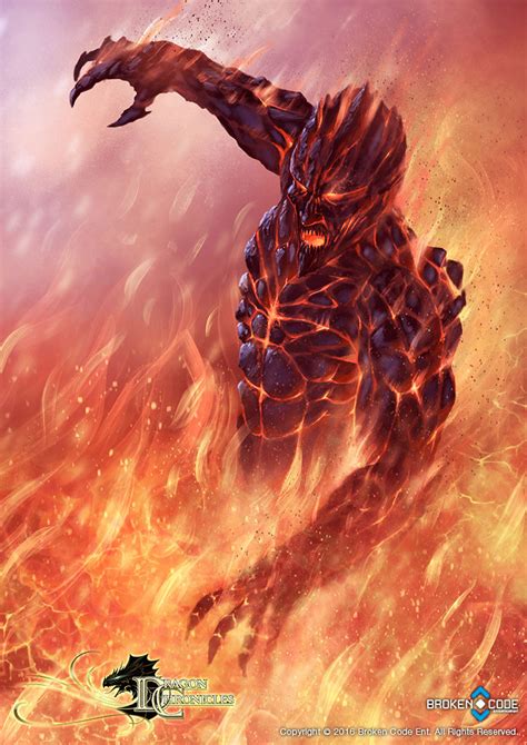 Robert Crescenzio - Fire Elemental - Dragon Chronicles