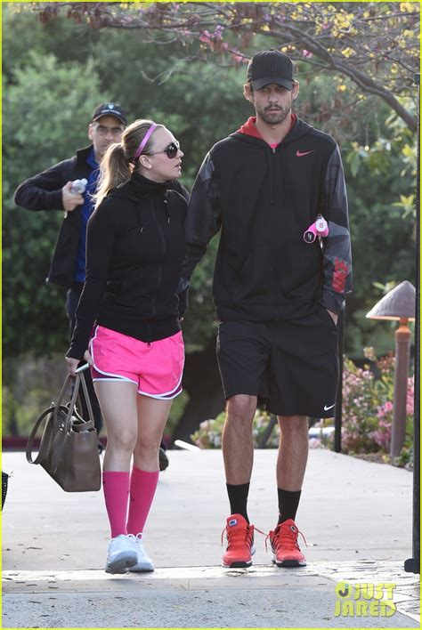 Kaley Cuoco & Ryan Sweeting Compete in Tennis Match, End Game with a ...