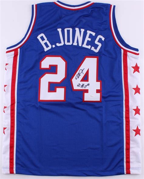 Bobby Jones Signed 76ers Jersey Inscribed "83 NBA Champs" (JSA COA ...