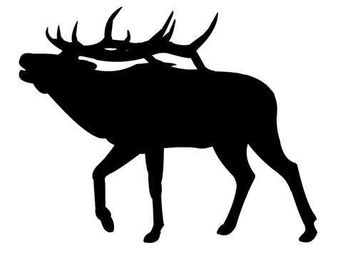 Free Elk Silhouette, Download Free Elk Silhouette png images, Free ClipArts on Clipart Library