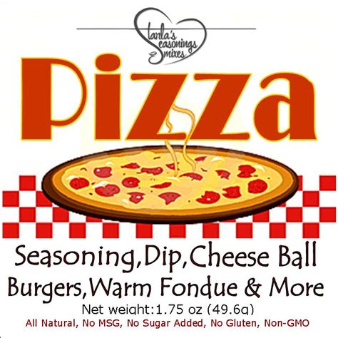 Pizza Seasoning Mix or Pizza Dip Mix - Starla's Seasonings, Dips & Mixes