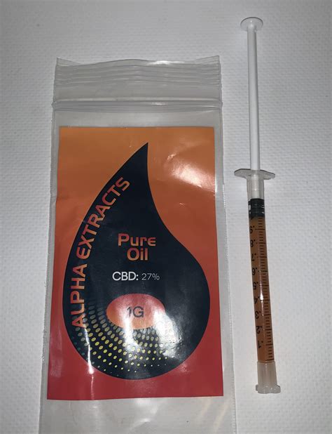 CBD Oil Syringe - 1 Gram | CBD Concentrate | CBD Oil Shop | CBDSafe