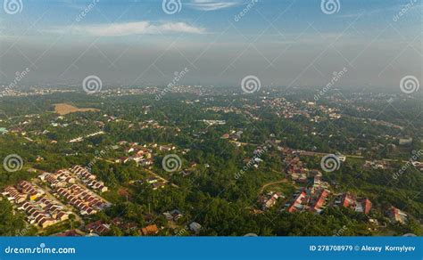 Panoramic View of Jambi City. Sumatra, Indonesia. Stock Image - Image of jambi, city: 278708979