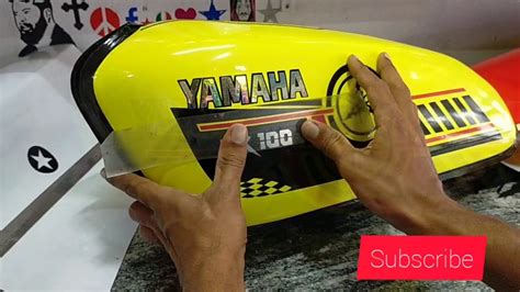 Yamaha RX 100 modified | RX 100 Wrapping | RX100 Sticker Modifications ...